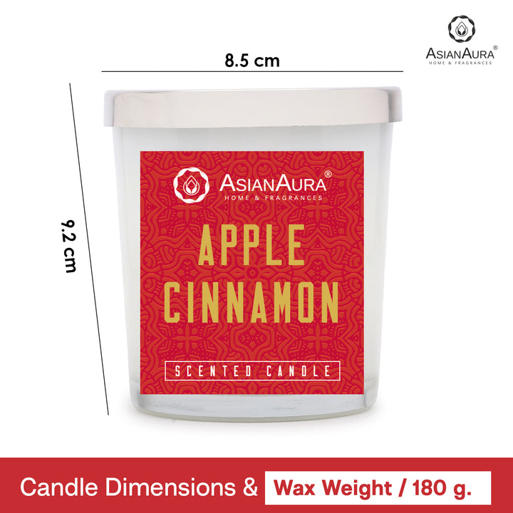 Scented Jar Candle - Apple Cinnamon