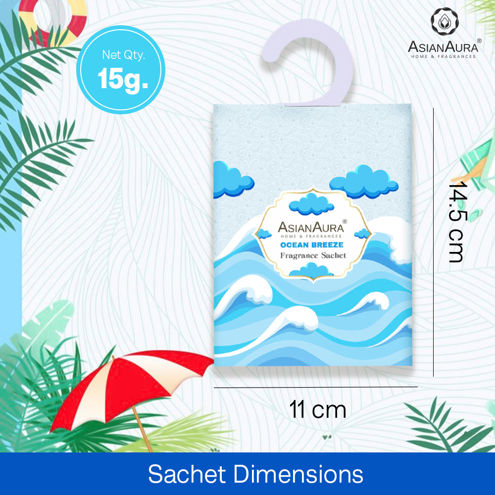 Ocean Sachet Ocean Breeze Fragrance Sachet - 15g – Asian Aura