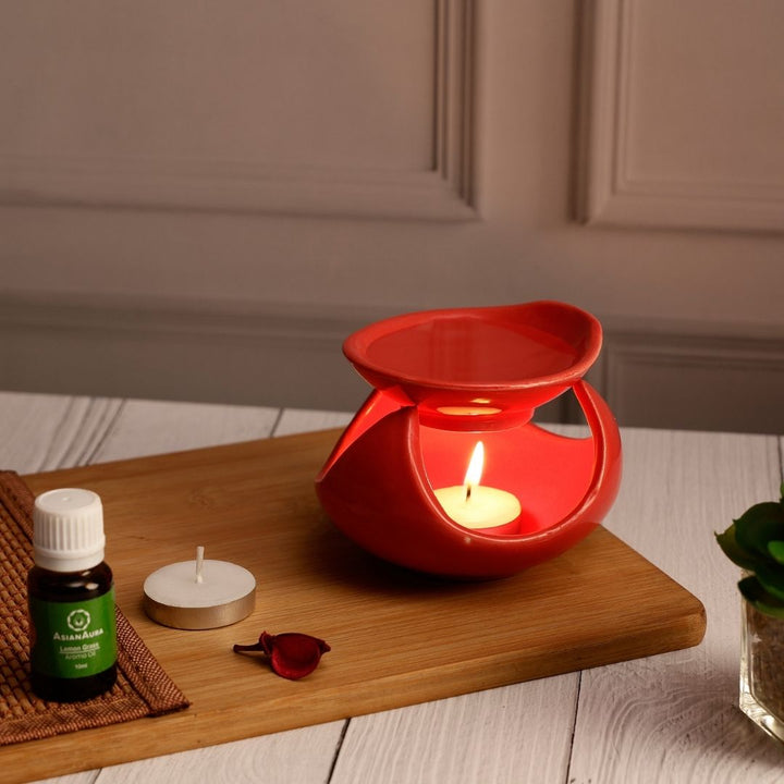 Shell Candle Diffuser - Red