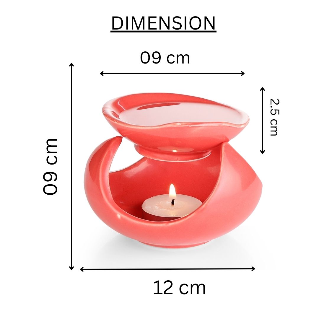 Shell Candle Diffuser - Red