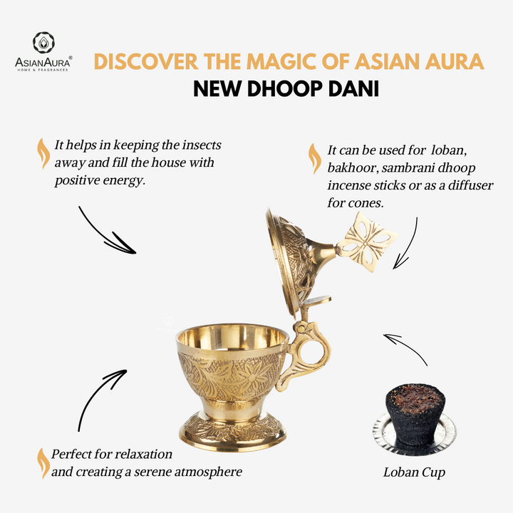 Brass Loban Dhoop Dani