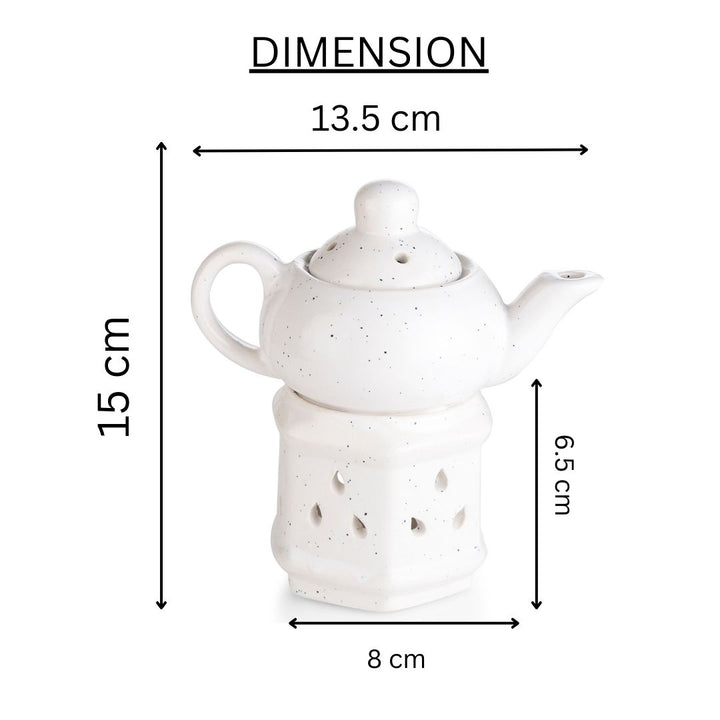 White Kettle Candle Diffuser