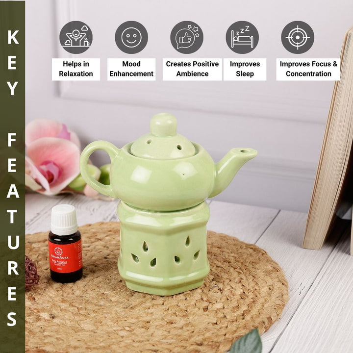 Light Green Kettle Candle Diffuser