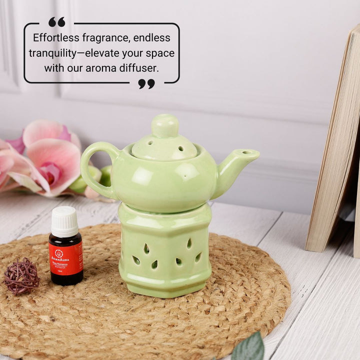 Light Green Kettle Candle Diffuser