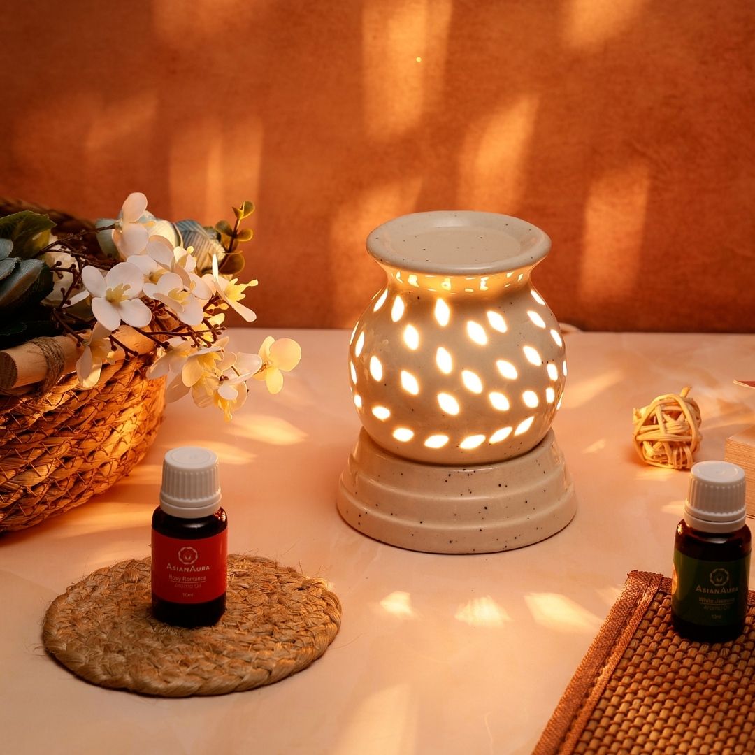 Pot Shaped Electric Diffuser - White – Asian Aura