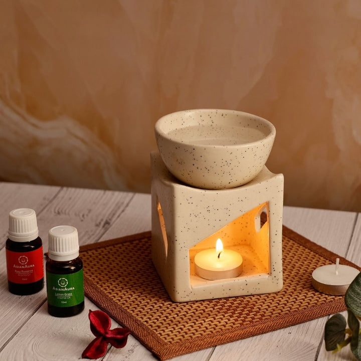 Lumo Square Candle Diffuser - White