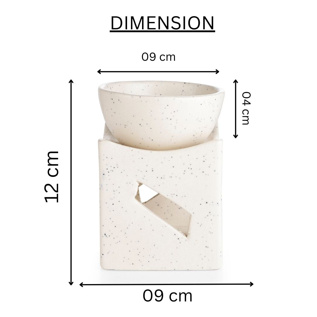 Lumo Square Candle Diffuser - White
