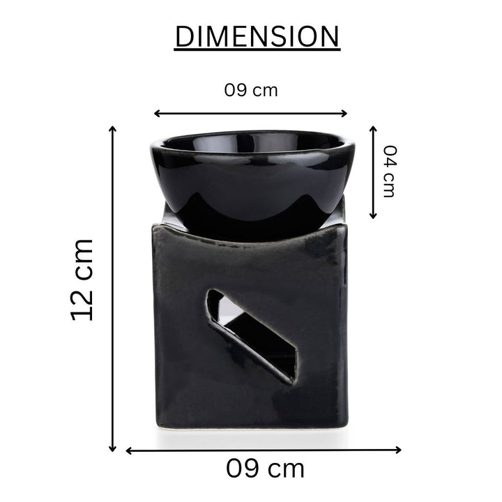 Lumo Square Candle Diffuser - Black