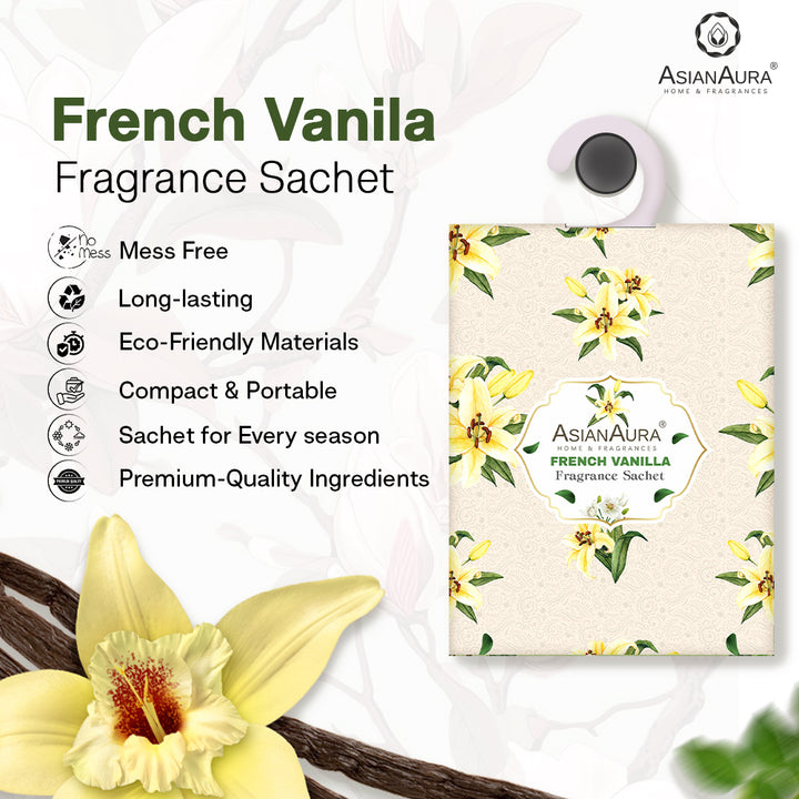 French Vanilla Fragrance Sachet - 15g