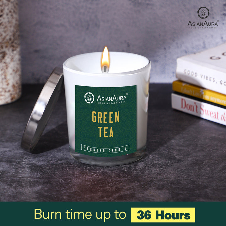 Scented Jar Candle - Green Tea