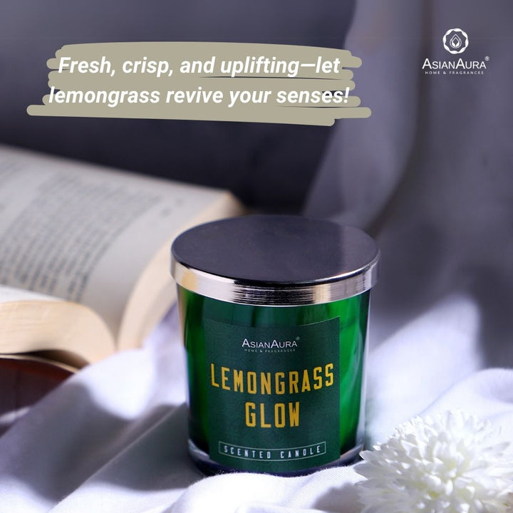 Scented Jar Candle - Lemongrass Glow