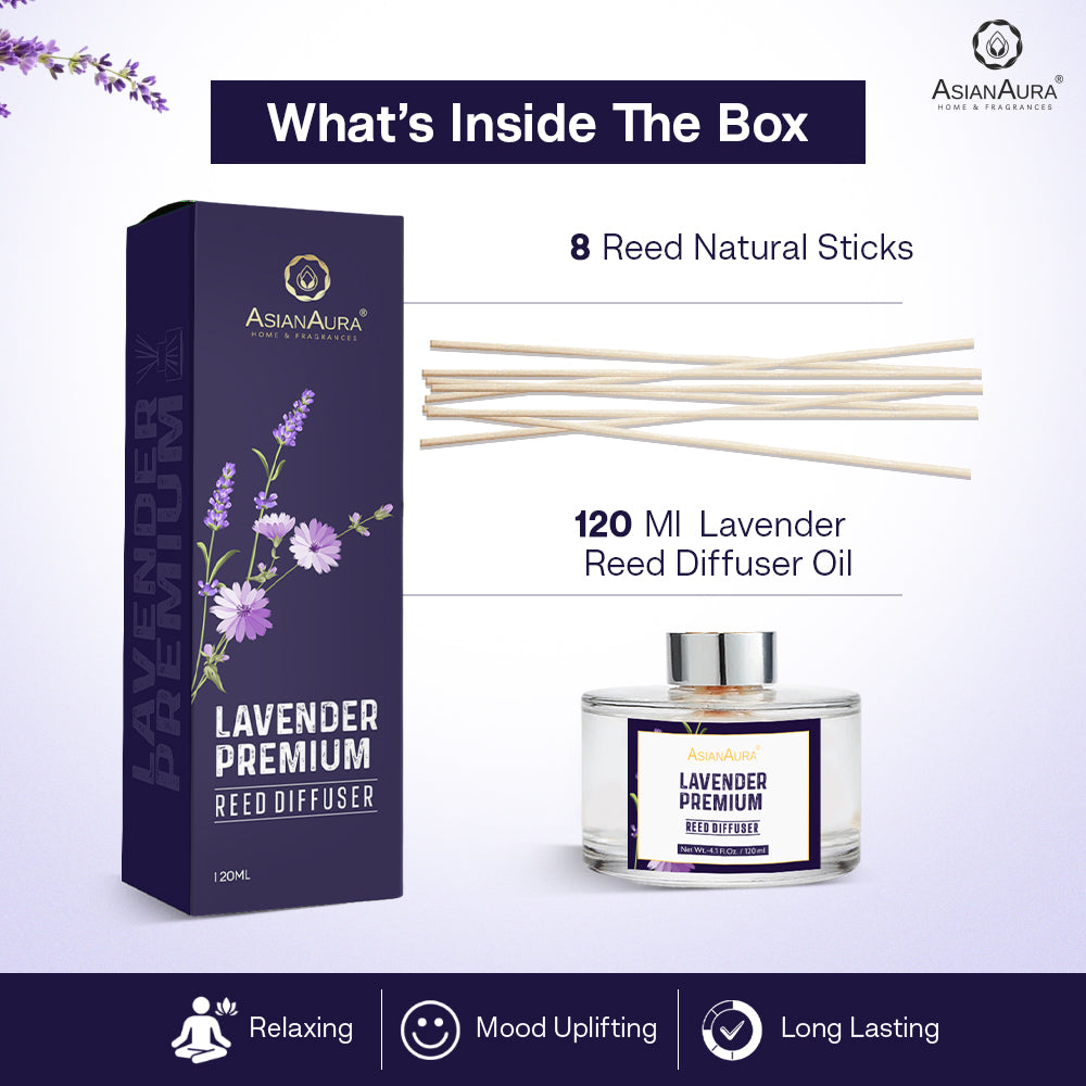 Lavender Premium Reed Diffuser - 120 ml