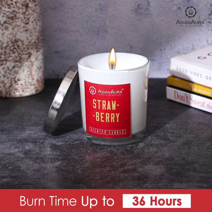 Scented Jar Candle - Strawberry