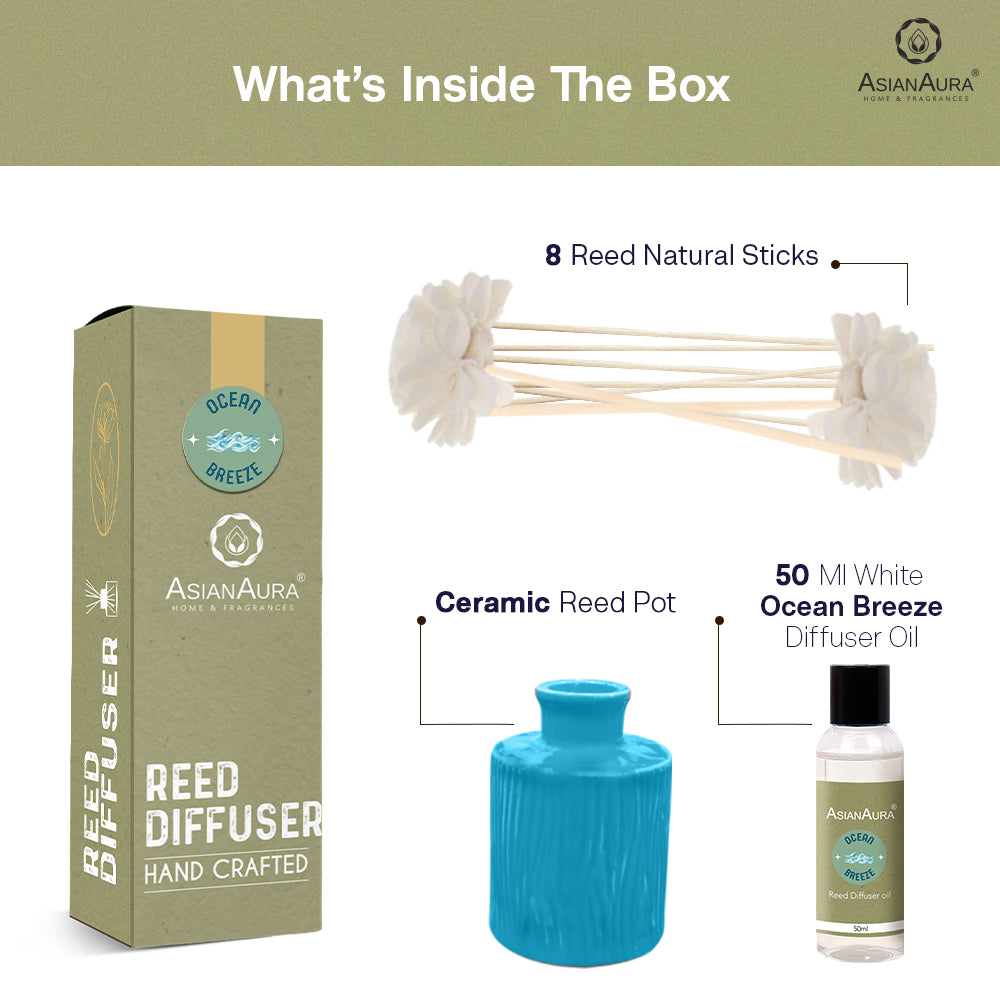 Handcrafted Reed Diffuser - Ocean Breeze