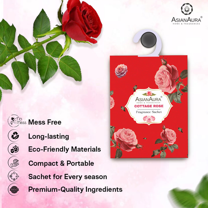 Cottage Rose Fragrance Sachet - 15g