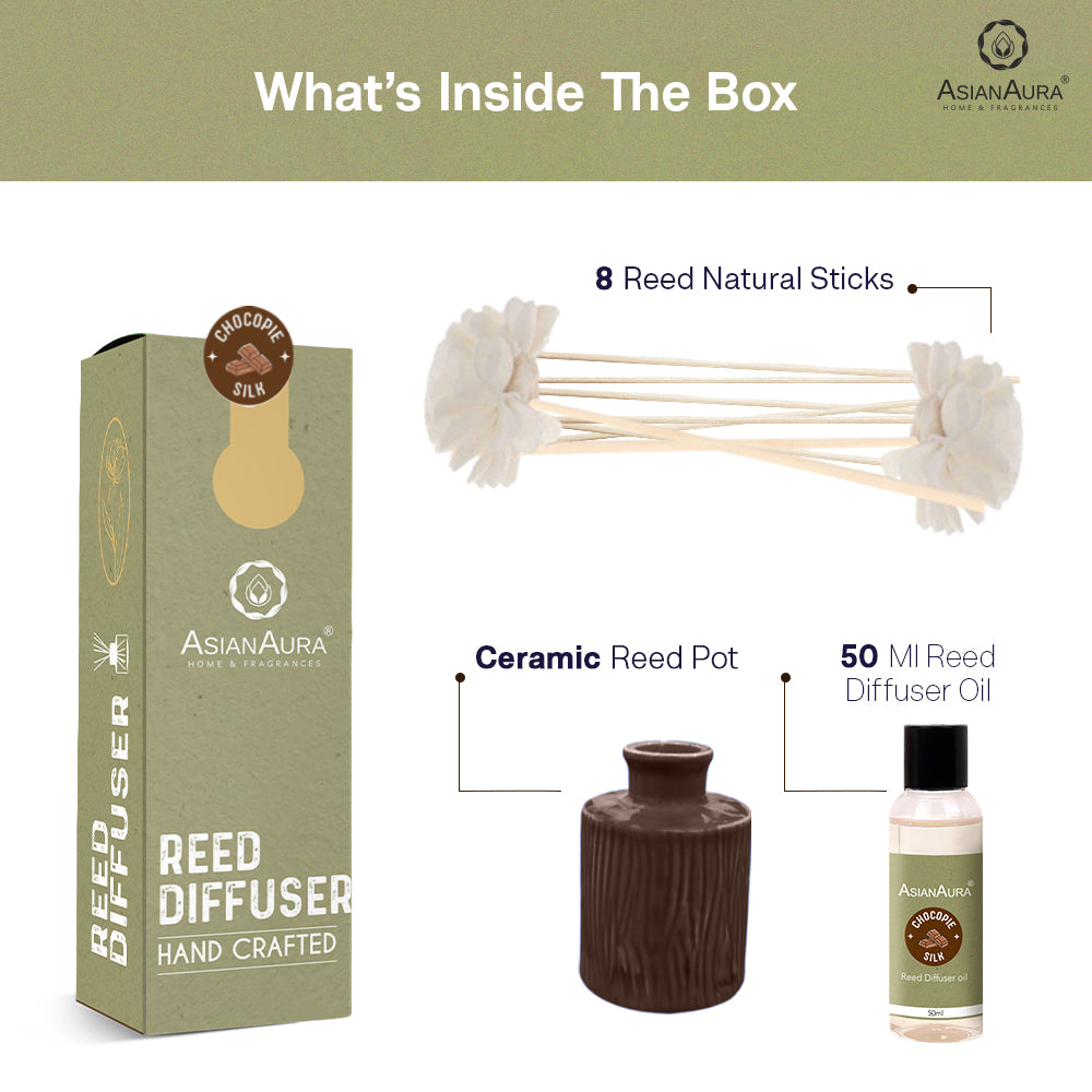 Handcrafted Reed Diffuser - Chocopie Silk