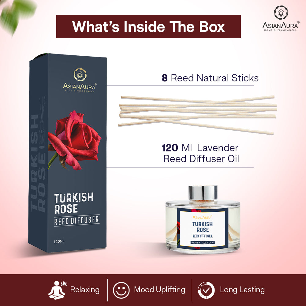 Turkish Rose Reed Diffuser - 120 ml