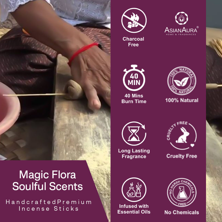 Premium Incense Sticks - Magic Flora (60N)