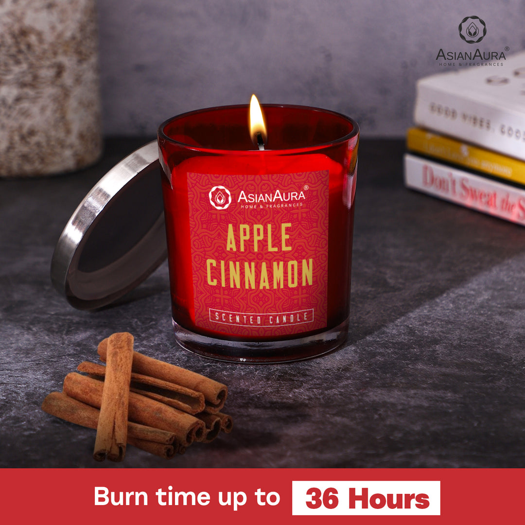 Scented Jar Candle - Apple cinnamon