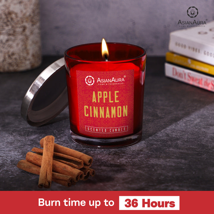 Scented Jar Candle - Apple cinnamon