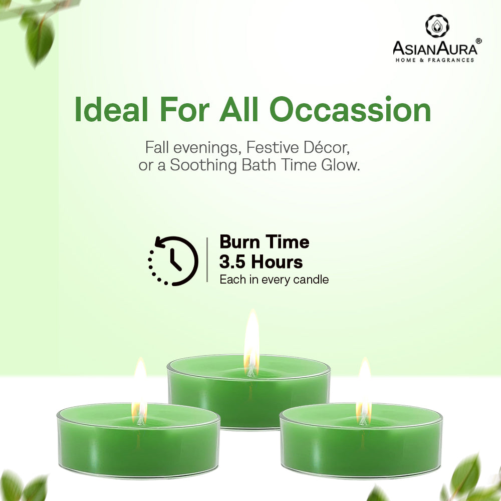 Lemongrass T-Light Candles - Pack of 12