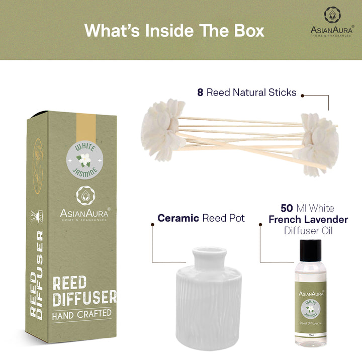 Handcrafted Reed Diffuser - French Lavender