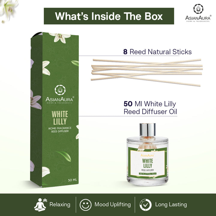 White Lily Reed Diffuser - 50 ml