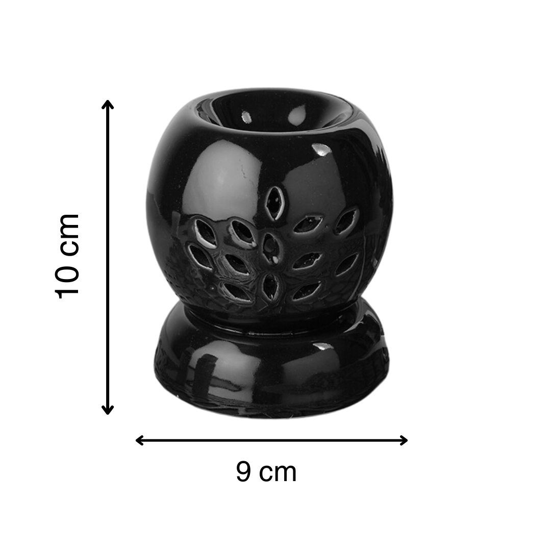 Ceramic Black Round  Electric Diffuser