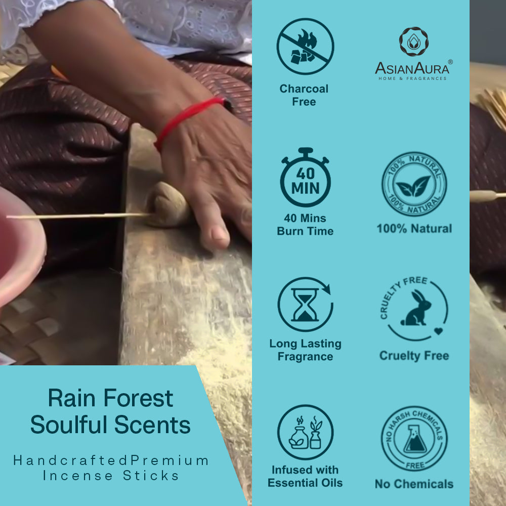 Premium Incense Sticks - Rain Forest (60N)