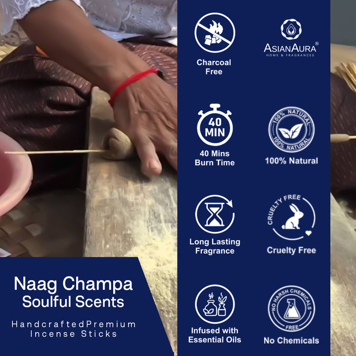 Premium Incense Sticks - Naag Champa (60N)