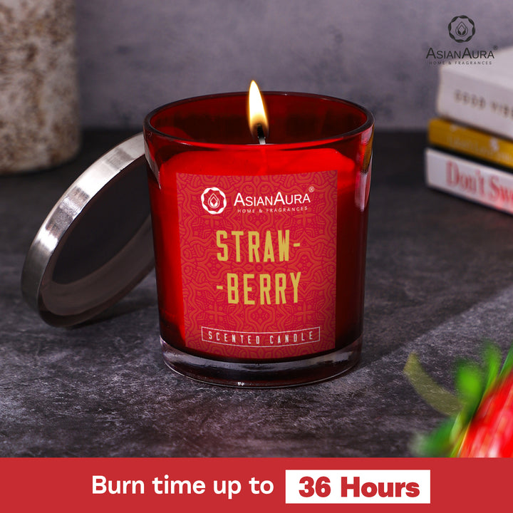 Scented Jar Candle - Strawberry