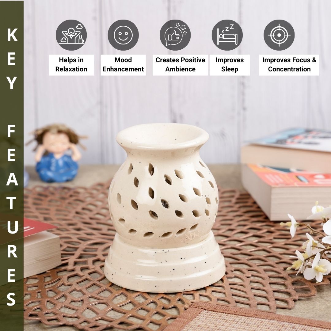 Pot Shaped Electric Diffuser - White