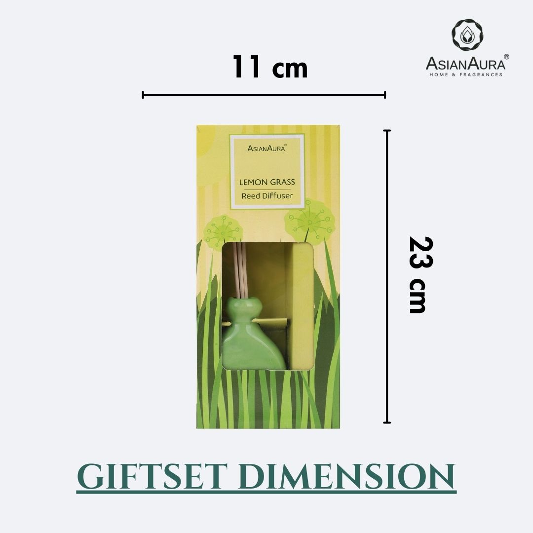 Reed Diffuser Giftset | Lemongrass Fragrance