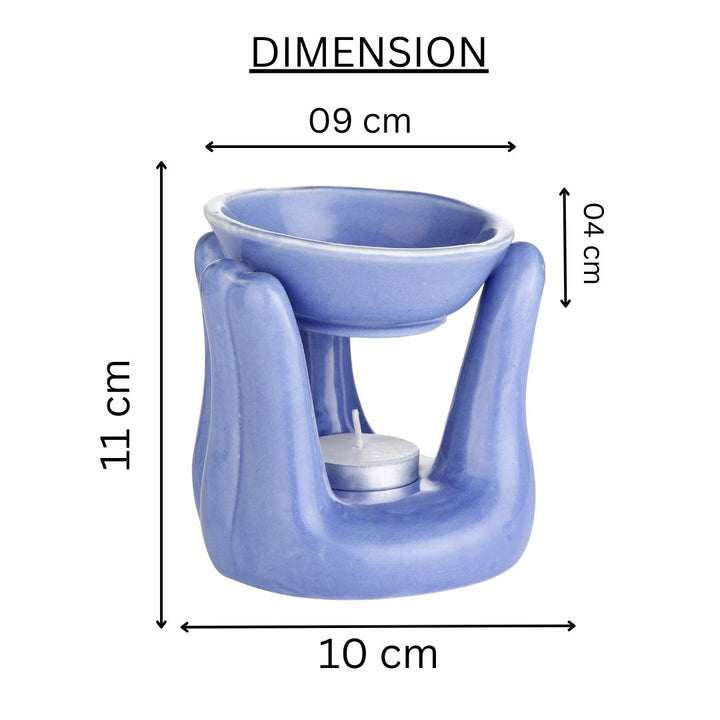 Hand Candle Diffuser - Purple