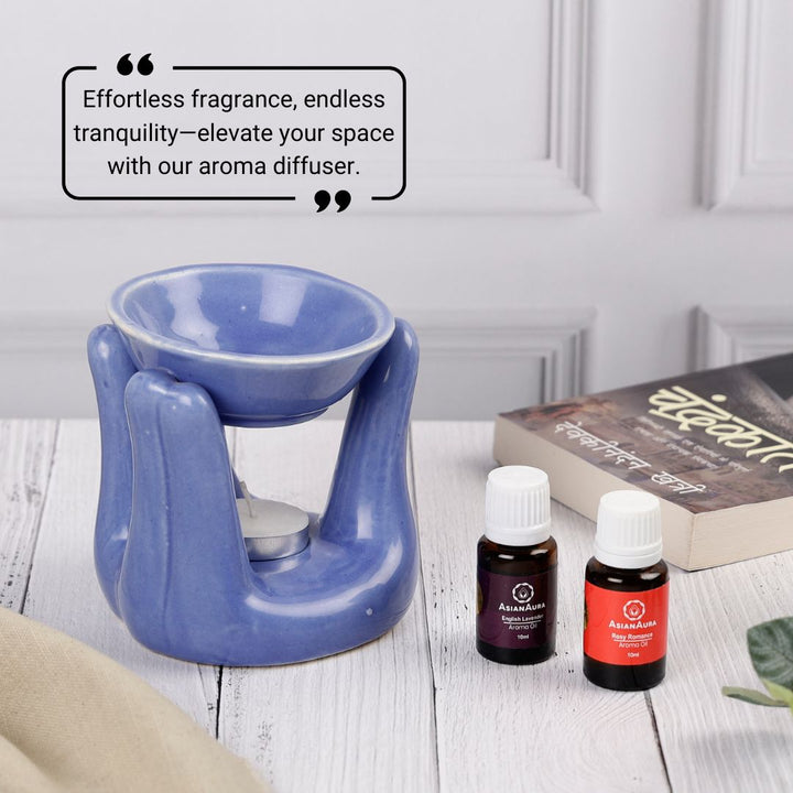 Hand Candle Diffuser - Purple