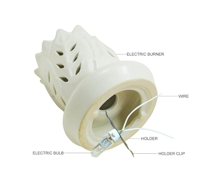 Asianaura Glass Diffuser Halogen Bulbs (Clear), B22, 50 Watts