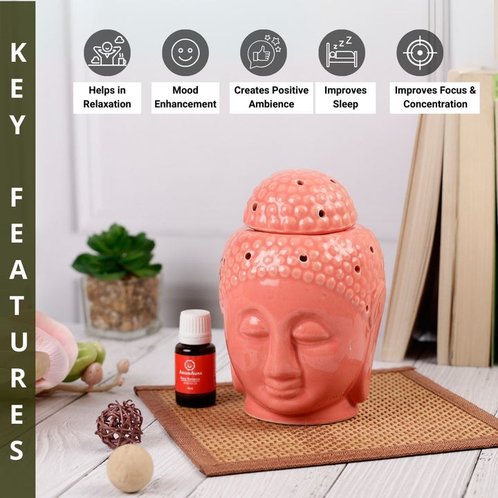 Buddha Candle Diffuser - Peach