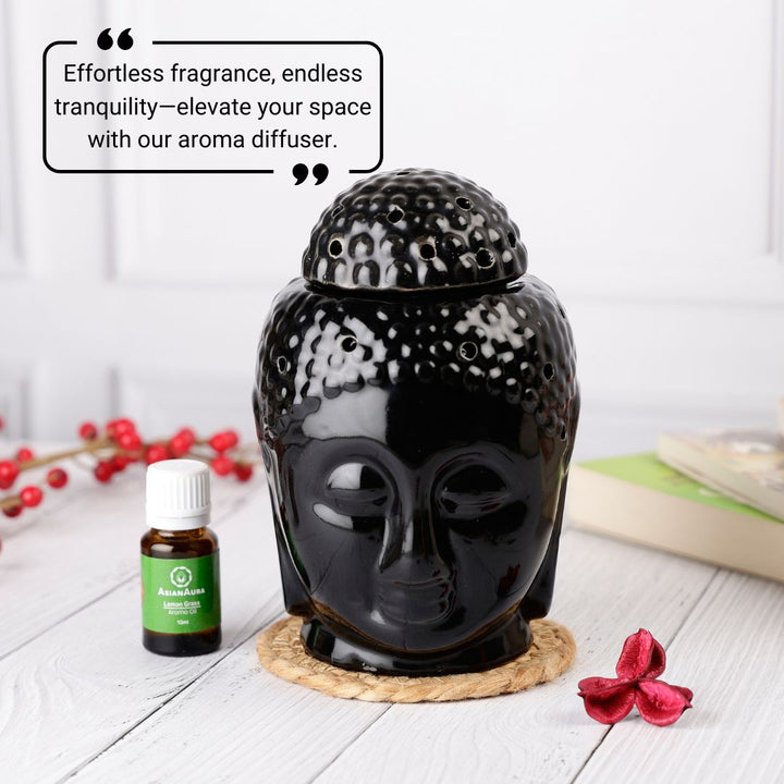 Buddha Candle Diffuser - Black