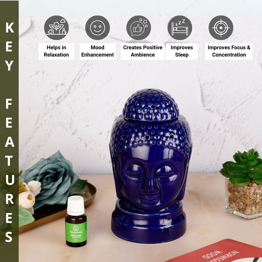 Buddha Electric Diffuser - Dark Blue