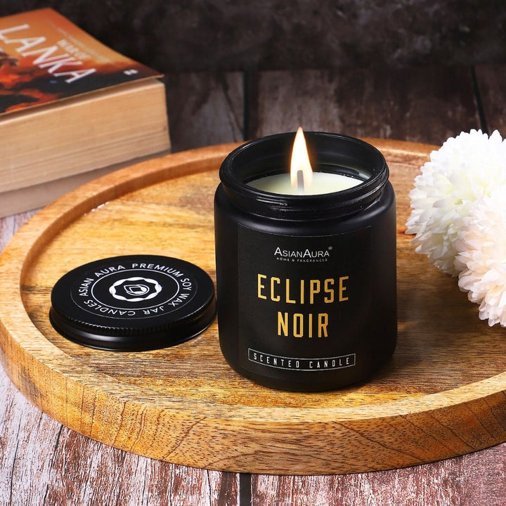 Black Screw Jar Candle - Eclipse Noir