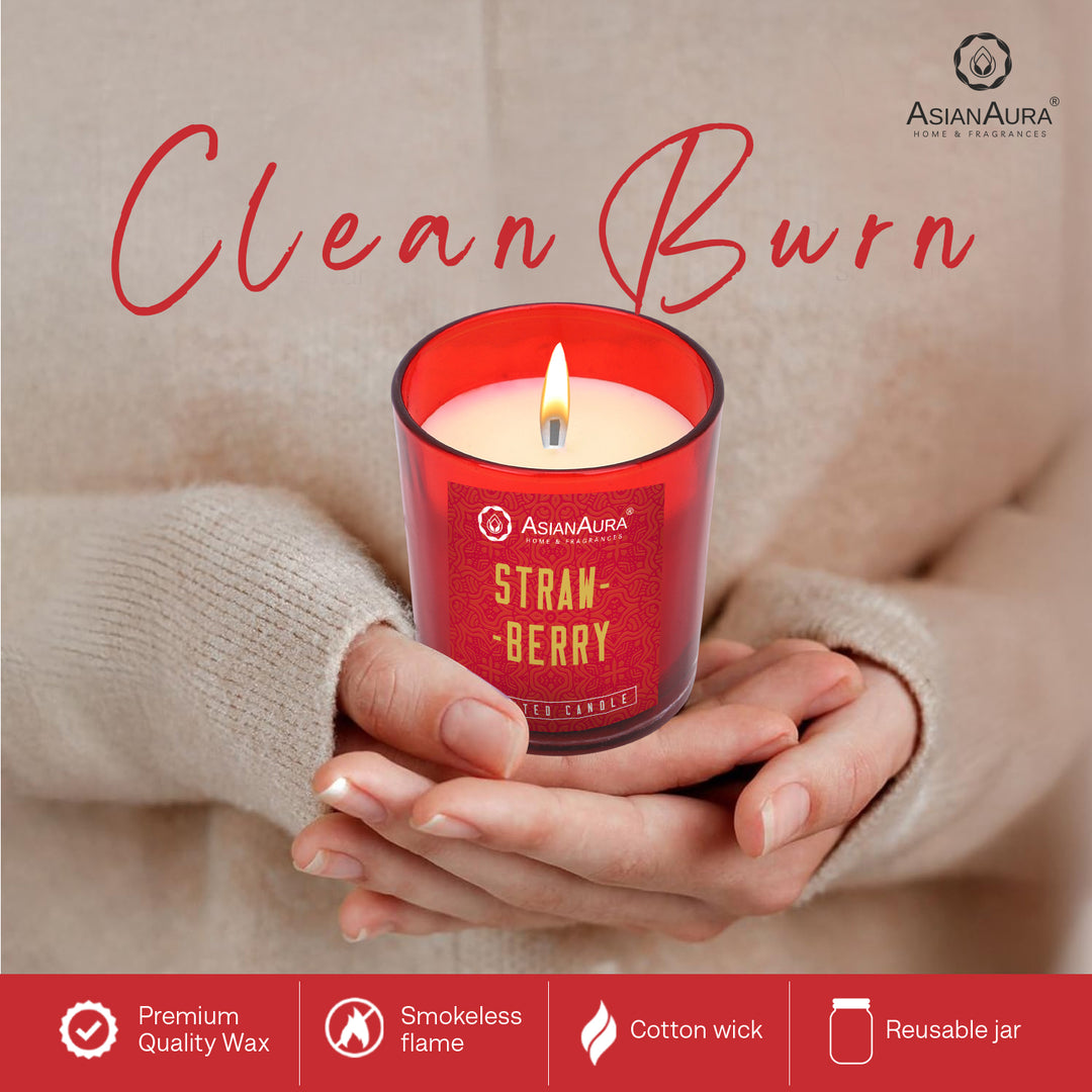Scented Jar Candle - Strawberry