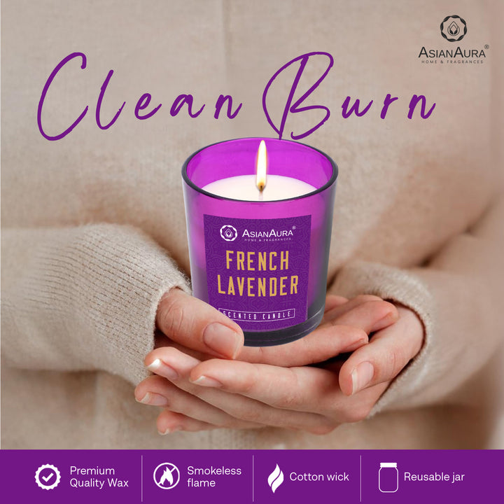 Scented Jar Candle - French Lavender