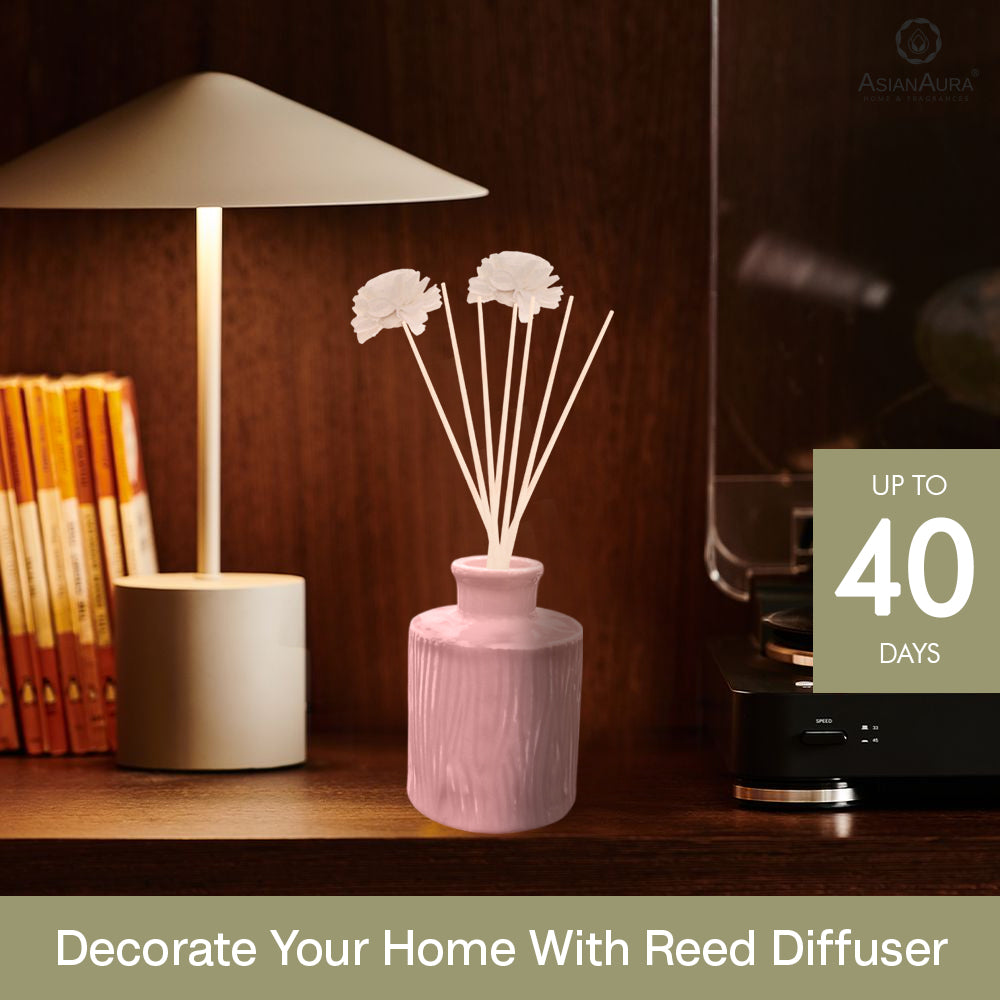 Handcrafted Reed Diffuser - Rosy Romance