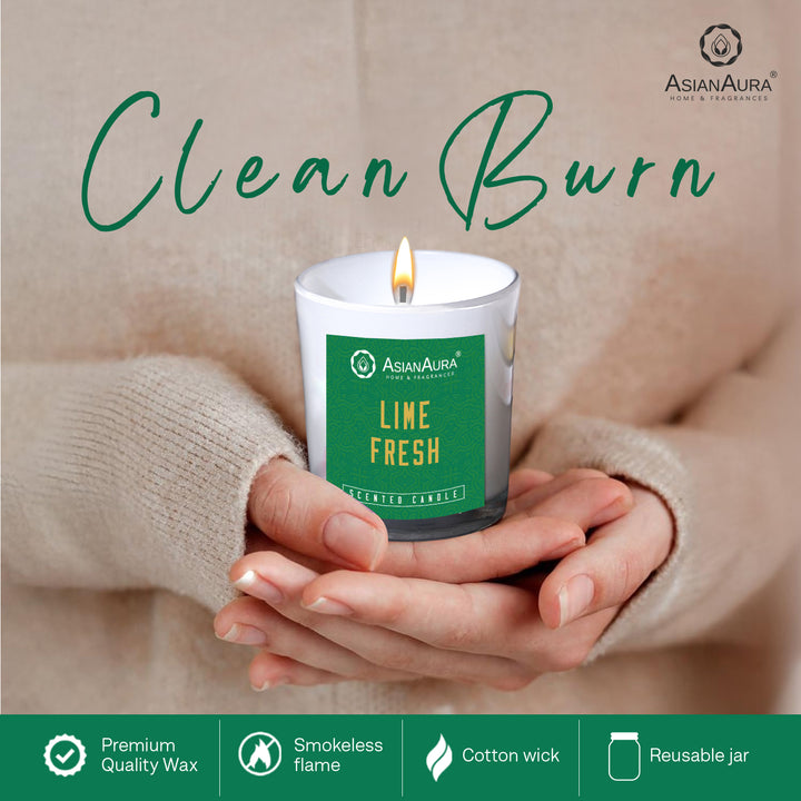 Scented Jar Candle - Lime Fresh