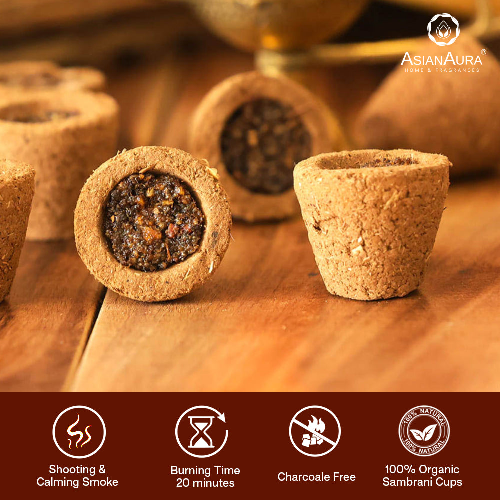 Premium Loban Cups -Indian Guggal (12N)