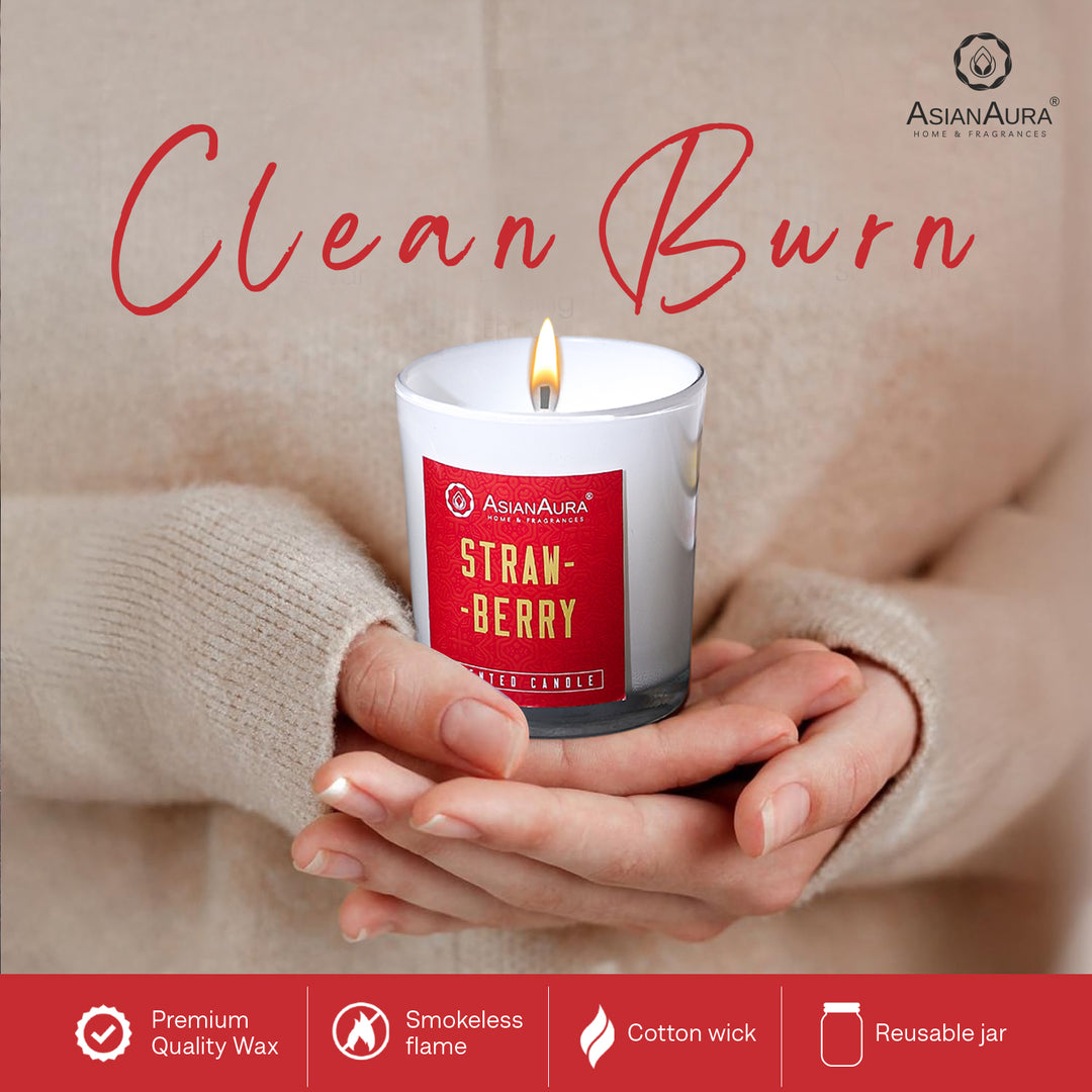 Scented Jar Candle - Strawberry