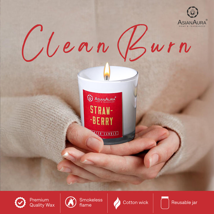 Scented Jar Candle - Strawberry