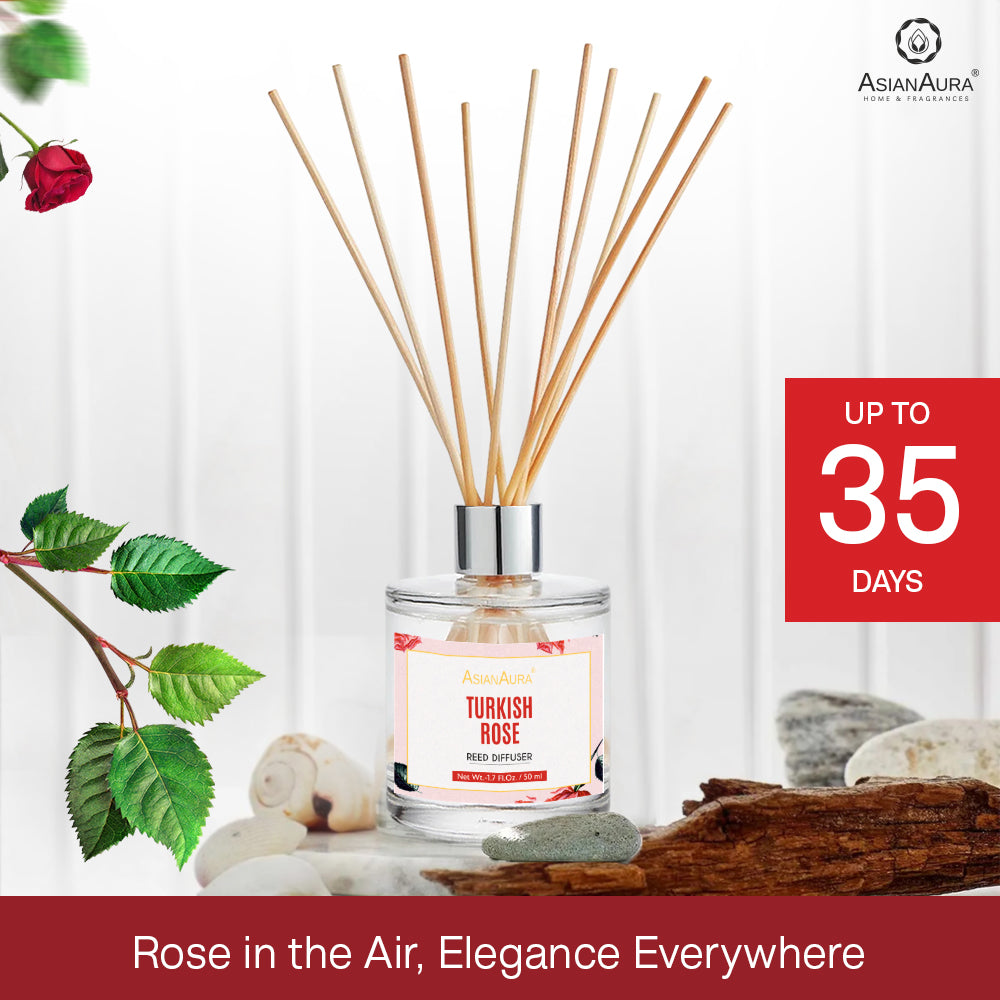 Turkish Rose Reed Diffuser - 50 ml