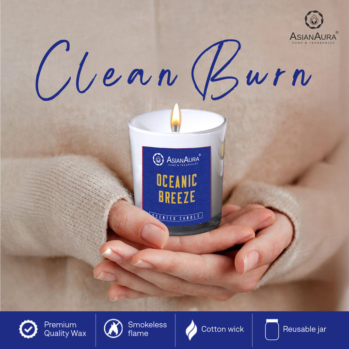 Scented Jar Candle - Oceanic Breeze