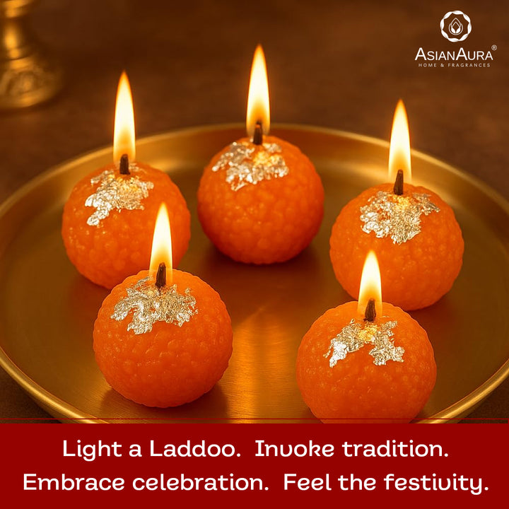 Ladoo Candle - Pack of 4